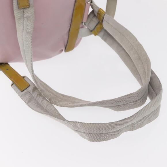 PRADA Backpack Nylon Pink Silver Auth 153366 main image 10